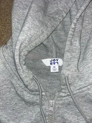 Gray zip up Size M thumbnail 2