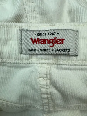 Wrangler High-Rise Bold Boot Cut Cream Corduroy Pants Size 18x32 thumbnail 6