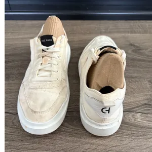 Cole Haan GrandPrø Tennis Sneaker Casual‎ Low Top Lace Up White Shoes Size 7B thumbnail 2