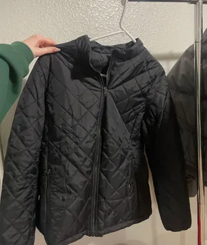 Quilted Puffer Jacket Black Size M thumbnail 2