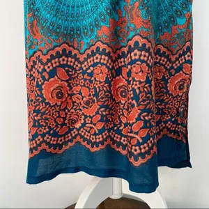 Womens Bali Smocked Lightweight Halter Midi Resort Vacation Casual Dress OS thumbnail 6