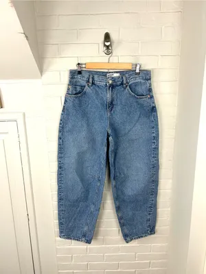 Garage Cotton High Rise Barrel Jeans Size 9/29 thumbnail 4