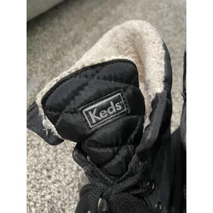 Keds Black Juliet high-top hybrid sneaker Winter Boot 8 1/2 thumbnail 3