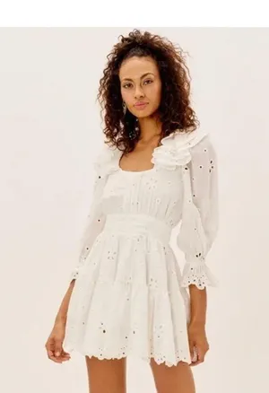 NWT for love and lemons Serena mini dress thumbnail 3