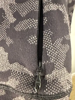 Lululemon Runderful Long Sleeve – Heritage Camo Jacquard Black Lunar Rock Size 4 thumbnail 5