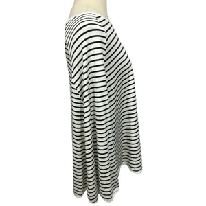 Kefee Kol Nursing Poncho Cover Up Black White Stripes‎ thumbnail 8