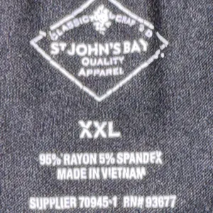 St John’s Bay Quality Apparel Women's Black Skirt Elastic Waist Size XXL thumbnail 3