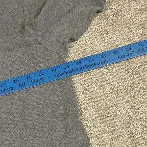 Skims Tee Shirt Womens Medium Olympic Oversized Team USA Gray Ribbed Lounge thumbnail 7