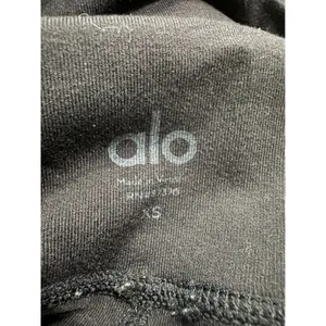 Alo Yoga Moto Leggings Black Quilted Mixed Media Activewear‎ XS W5494R thumbnail 4