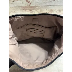 Baggallini Swift Hobo Crossbody Bag Nylon Adjustable Strap Black Zipper thumbnail 4