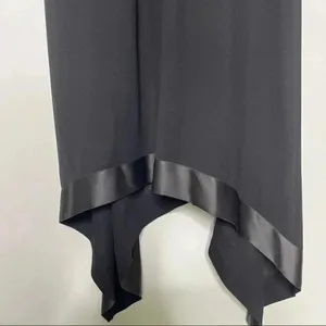 David Meister Black Handkerchief Hem Cocktail Dress Size 6 Sleeveless thumbnail 6