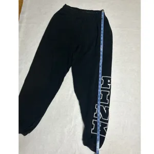 PINK Victoria's‎ Secret Embroidered Logo Sweatpants Black XS GUC thumbnail 6