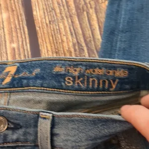 7 for all mankind high waist ankle skinny jeans size 27 thumbnail 4