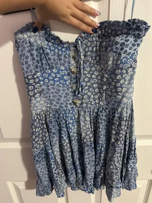 Sky to Moon Floral Dress Mini thumbnail 1