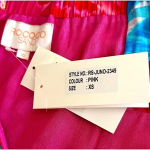 Rococo Sand Mini Dress in Pink XSmall New Womens Strapless Tropical thumbnail 8