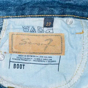 139 | Seven7‎ Bootcut Vintage Wash Denim Jeans Blue Womens 29 thumbnail 4
