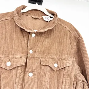 Princess‎ Polly Women Brown Western Boho Oversized Corduroy Trucker Jacket M/L thumbnail 8