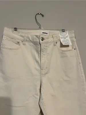 Madewell The Curvy Jules Slim-Straight Jean in Vintage Canvas Size 29 thumbnail 6