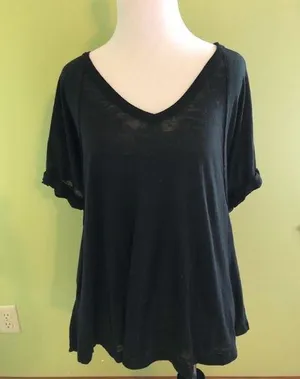 We the Free Black Tee thumbnail 1