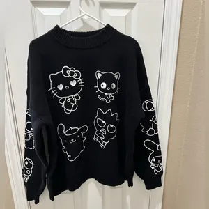 Hello Kitty and Friends x Forever 21 Collab Black Character Sweater size Medium thumbnail 3