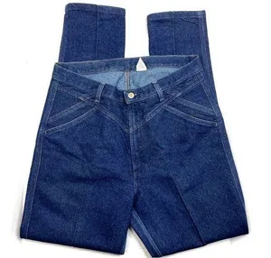 Vintage Rockies Dark Wash High Waist Stiff Denim Bareback Straight Leg Jeans thumbnail 1