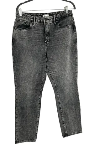 Good American Good Curve Black Denim Jeans Size 8/29 thumbnail 1