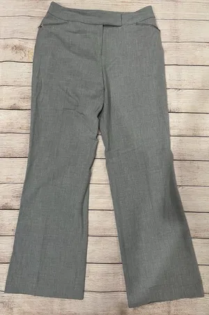 Ann Taylor Dress Pants Womens Straight Gray Trousers Slacks Business Size 8 thumbnail 1