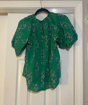 Knox Rose Green Blouse  thumbnail 2
