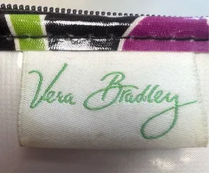RETIRED: Vera Bradley | women’s Purple Punch pattern vinyl lunchbox. thumbnail 10