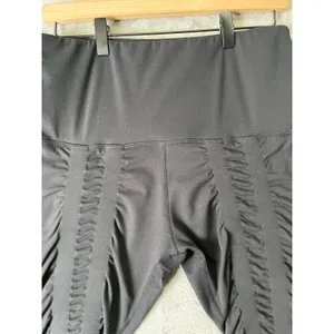 Sweetflexx Side Pockets Resistance‎ Leggings Size 12 Black Women's 4 bands thumbnail 2