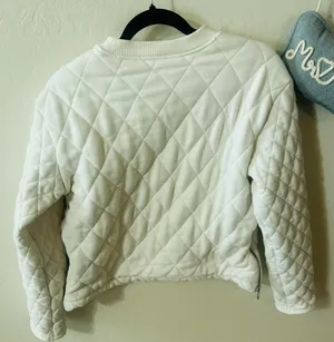 Athleta Quilted Sweatshirt XS  thumbnail 4