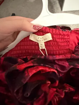 Shirt Red Size M thumbnail 4