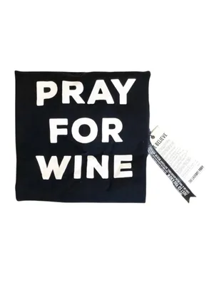 new The Laundry Room ☻︎ Pray For Wine Oversize Super Softest Sweatshirt ☻︎ Black thumbnail 10
