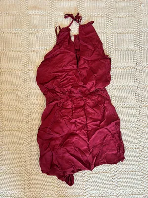 Halara Silk Red Dress thumbnail 3
