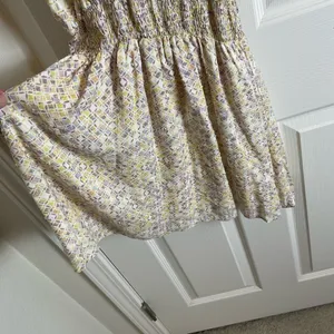 Fate Floral Smocked Halter Mini Dress Woman’s Size Small thumbnail 8