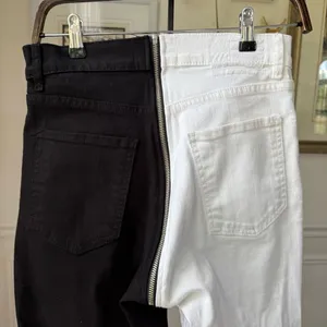 Revice Dream Fit 2 Tone Black White Duo Style Yin Yang Denim Indie Sleaze Jeans thumbnail 6