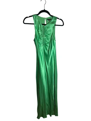 RAILS Fiona Vibrant Green Sleeveless Midi Sheath Dress Women's Size XS thumbnail 2
