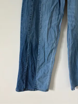 American Eagle Low Rise Ultra Wide Leg Baggy y2k punk grunge Jeans Blue 8 thumbnail 3