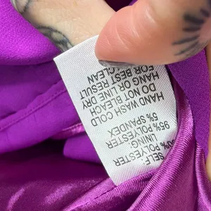 NEW Lulus Bombshell Magenta Purple Off-the-Shoulder Flirty Wrap Mini Dress XL thumbnail 11