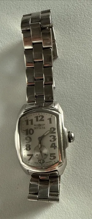 Invicta Lupah Model 2853, Stainless Steel, Works,‎ Need New Battery thumbnail 1