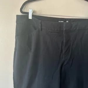Old Navy High-Waisted Pixie Skinny Ankle Pants Black Jack Size 20 SHORT thumbnail 8