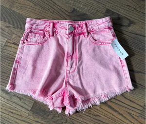 PacSun Pacing High rise pink shorts thumbnail 1