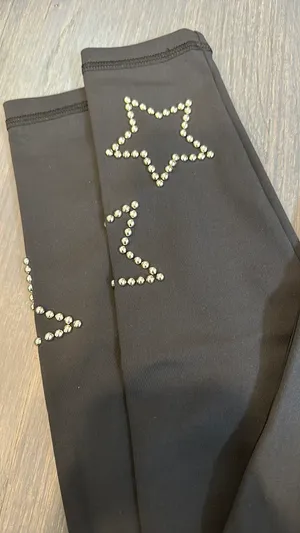 Strut this Studded Star Leggings thumbnail 2