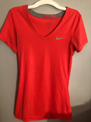 Nike Hot Pink  V Neck thumbnail 2