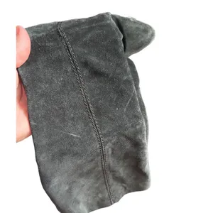Lavorazione Antigiana Black Italian Suede Leather Heeled Tall Boots Size 9 thumbnail 12