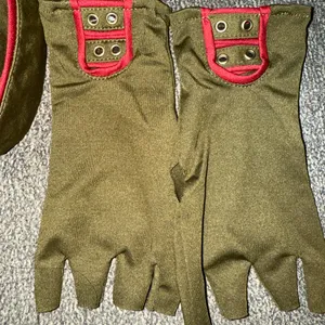 New 3pc PLAYBOY Sexy Adult Playboy Bunny Bomb🐚Army Officer Halloween Costume Xs thumbnail 7