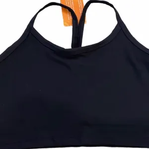 Camisole Yoga Workout Sports Bra Black L thumbnail 7