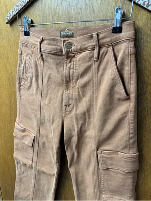 MOTHER The Rambler Cargo Pockets Ankle Pants Utility Jeans Second Chance 26 thumbnail 10