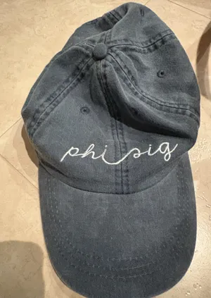 Phi Sig Hat Blue thumbnail 1
