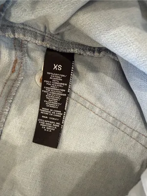 BCBG Generation Denim Skort XS Light Wash Y2K Mini Skirt Shorts thumbnail 6